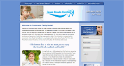 Desktop Screenshot of crossroadsfamilydental.com